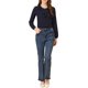 thumbnail image 2 of INSPIRE CHIC Blusa de Manga Larga con Cuello de Volantes para Mujeres en el Día de San Valentín XS Azul Oscuro, 2 of 7