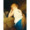 thumbnail image 2 of Gabriel von Max 19x24 Black Ornate Framed Double Matted Museum Art Print Titled: Mary Magdalene, 2 of 5