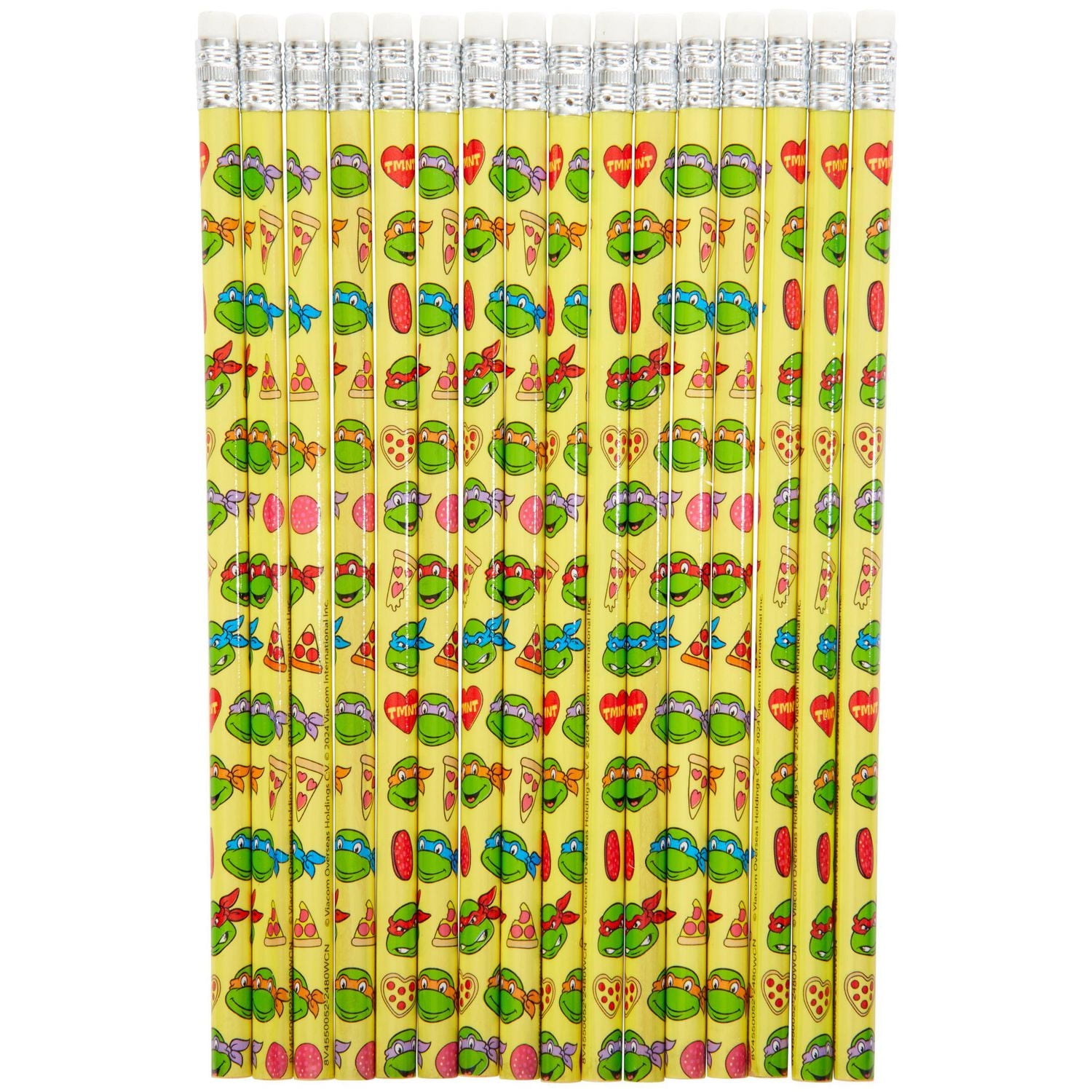 Teenage Mutant Ninja Turtles - Cartes de Saint-Valentin avec crayons,  Multi-couleurs, 16 Compte