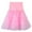Pink, variant on High Quality Women Solid Color High Waist Pleated Short Skirt Adult Dancing Skirt, Female Petticoat Half Slip Tulle Skirt Knee Length Dress
