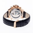 thumbnail image 2 of Mens Goliath Watch,44mm,Black Dial,Gold Bezel,Black Leather Strap REIRN330, 2 of 3