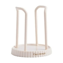 Hecteas Rack - Storage Rack - Disposable Cup Dispenser Home Coffee Cup Holder Cup Storage Rack(1X Disposable Cup Organizer - White)