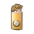 thumbnail image 2 of 0.51*1.38*3.15 Inch Gift Wolf Cool Lighter Electric USB Rechargeable Windproof Flameless Plasma Pulse Dual Arc Lighter, 2 of 8