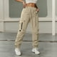 thumbnail image 1 of WILLBEST Pantalones Casuales para Mujer, Cómodos, Holgados, Tipo Jogger Cargo, Ropa Urbana Versátil, Ideales para Uso Diario y Entrenamientos. Extra Grande, 1 of 5