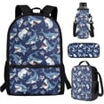 thumbnail image 7 of Jeiento Cute Shark Kids Backpack Set for Boys 6-8 8-12 School Bags Elementary Backpacks with Lunch Box Pencil Case Water Bottle Carrier 4 In 1 Middle Students Bookbag Satchel Daypack Blue, 7 of 7
