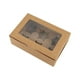 thumbnail image 1 of 2/4/6 Pieza Embalaje De Papel Para Tartas Embalaje De Papel Kraft Mafen Cup Cake Egg Tart Son, 1 of 4