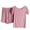 Pink, variant on APEXFWDT Womens Plus Size Pajamas Set M-4XL,Short Sleeve T Shirt Shorts Sets Loungewear Soft Sleepwear 2 Piece PJ Sets
