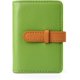 thumbnail image 1 of Tarjetero de piel para mujer y hombre, color verde, 26 ranuras, 1 of 5