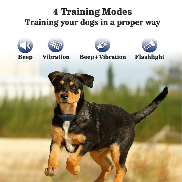 Paipaitek Dog Training Collar With Remote 2800Ft Range Vibrating Dog Collar No Shock Dog Bark Collar for Medium Small Deaf Dogs IPX7 Waterproof