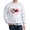 Ash Gray, variant on CafePress - Valentine Boston Terrier Sweatshirt - Crew Neck Sweatshirt