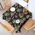 thumbnail image 2 of Baseball Gear Pattern Square Tablecloth,Waterproof Square Table Cover,Wipeable Spillproof Washable Table Cover for Home Kitchen Party Decor 42"X42"(107x107cm), 2 of 6