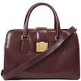 thumbnail image 1 of Pre-Owned Gucci Old Handbag Bordeaux 000・109・0112 Women's Leather Doctor's Bag... (Good), 1 of 12