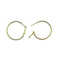 thumbnail image 4 of Pendientes de aro grandes Sunnimix Redondo Simple De Huggie 20pcs Cuelga Joyería Oro, 4 of 6