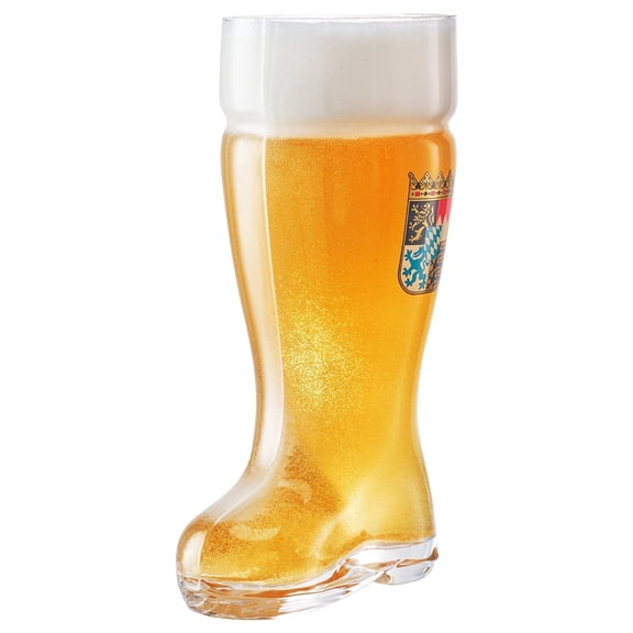 Burns Glass Das Boot 45 oz Bavarian Boot Beer Glasses