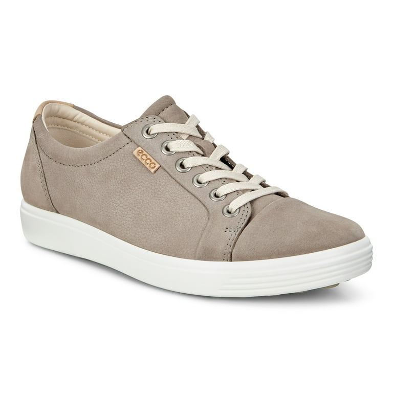 ECCO Womens Gray Removable Insole Comfort Soft 7 Round Toe Wedge Lace Up Leather Sneakers Shoes 35 Walmart