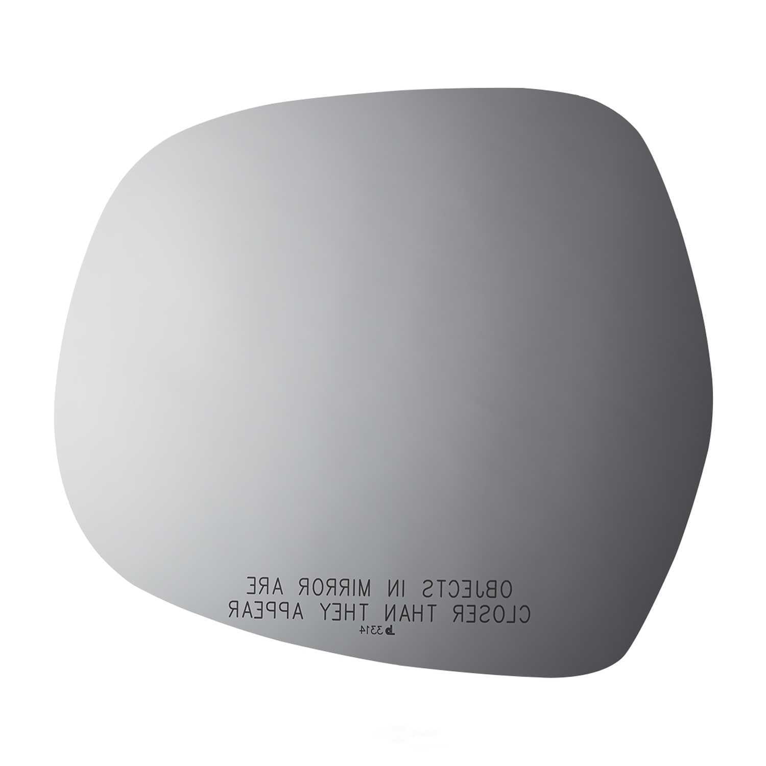 Burco Side View Mirror Replacement Glass - Clear Glass - 3314