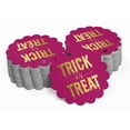 thumbnail image 2 of Inkdotpot Real Gold Foil Trick Or Treat Halloween Tags Favor Hang Paper Tags 100 Pieces, 2 of 6