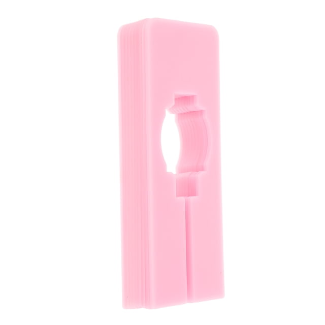 STRANDCHIC 10Pcs Pink Rectangular Closet Divider Plastic Size Markers for Clothing Rack and Wardrobe