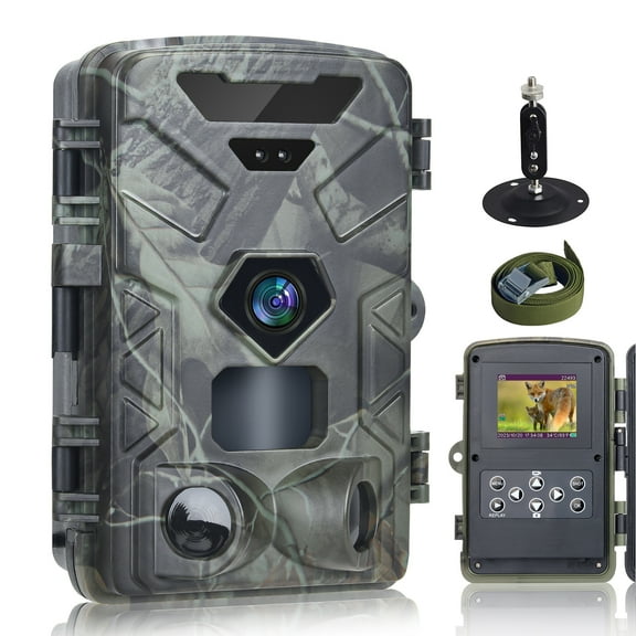 SuntekCam Hunting Trail Camera 36MP 4K with 32GB Micro SD Card IP65 Basic Wildlife Trail Monitor