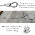 thumbnail image 3 of 20pcs Double Hole Cable Crimp Ring 8-Shape Aluminum Sleeve Clamps For 1/1.2/1.5/2/3/4/5/6mm Steel, 3 of 7