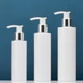 thumbnail image 2 of ELAYARD 3-Pack White Plastic Lotion Pump Bottles, Refillable Lotion Dispenser Containers for Bathroom and Travel, 2 of 7
