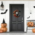 thumbnail image 1 of Halloween Four Color Rose Witch Door Garland Adding Charm And Mysterious Holiday Decorations, 1 of 8