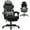 Black, variant on GTPLAYER Ergonomic Mesh Back Reclining Gaming Office Chair with Footrest, Red