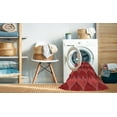 thumbnail image 2 of Ahgly Company Tapis d'Intérieur Lavables en Machine, Ronds, Rouges Transitionnels, 5' Ronds, 2 of 7