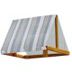 thumbnail image 1 of Toldo de techo para patio de juegos para niños, cubierta impermeable de repuesto, parasol de lona de repuesto, 43x90 pulgadas, color verde, 1 of 6
