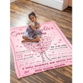 thumbnail image 3 of LHSHID Personlized Granddaughter Blanket from Grandma Grandpa Custom Girl Name Super Soft Flannel Butterfly Throws Blankets Birthday Gift Elephant Decor for Sofa Bed, 3 of 8