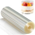 thumbnail image 1 of Película para bordes de tartas de 14cm x 10m, película decorativa de acetato transparente para decoración de tartas, chocolate, mousse, pasteles, anillos de postre, 1 of 5