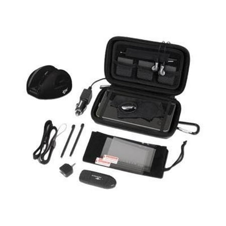 dreamGEAR 20 in 1 Starter Kit - Accessory kit for game console - black - for Nintendo DSi XL