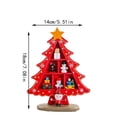 thumbnail image 3 of DIY Wooden Christmas Tree Desktop Ornament for Kids Holiday Craft Project Festive Home and Window Display Decoration, 3 of 6