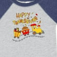 thumbnail image 4 of Inktastic Happy Thanksgiving Turkey Train with Food Boys or Girls Baby Bodysuit, 4 of 5
