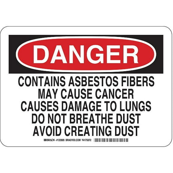 Brady Drum Label, 3-1/2" Height, 5" Width 85451