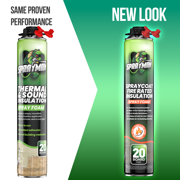 Sprayman Spraycoat Fire Rated Spray Foam Insulation, Closed Cell, 960 Board Feet, 48 Pack Set