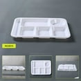 thumbnail image 2 of Heat Imitation Porcelain Compartment Fast Food Trays Specifically Designed for School and Unit Canteens Commercial Grade Tableware, 2 of 4
