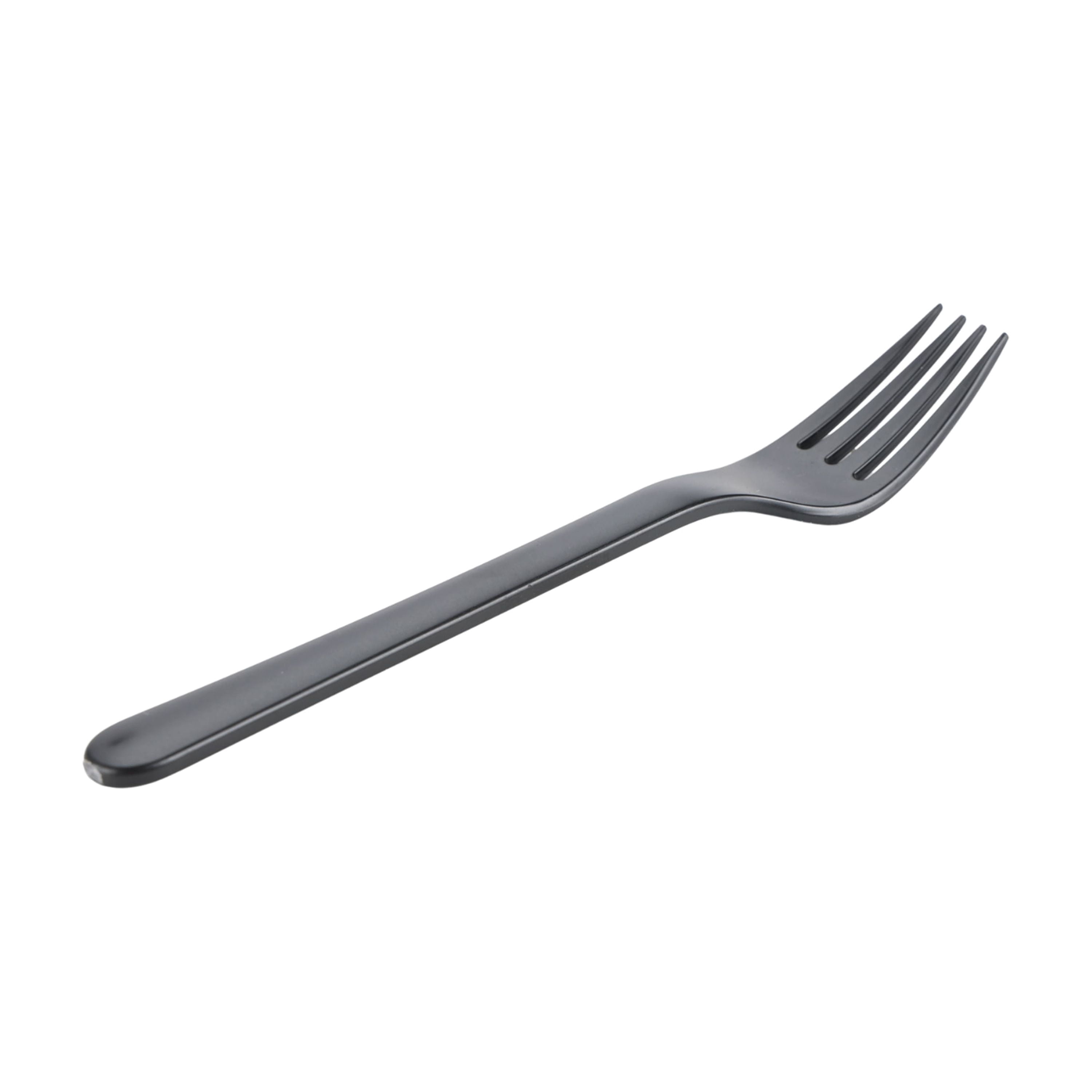 Mainstays - Black Eco-Friendly Recycled Plastic 3-Piece Flatware Set
