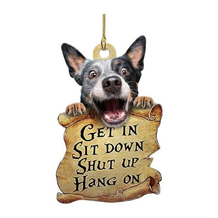 

Double-sided Cute Car Pendant Car Accessories Hanging Pendant Car Dog Pendant Pendant Car Key Backpack Accessories Pendant
