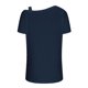 thumbnail image 4 of Fiudx Ofertas Flash Del Día Solo En Línea Blusa con Botones y Manga Corta Halter con Hombros Descubiertos para Mujer, 4 of 5