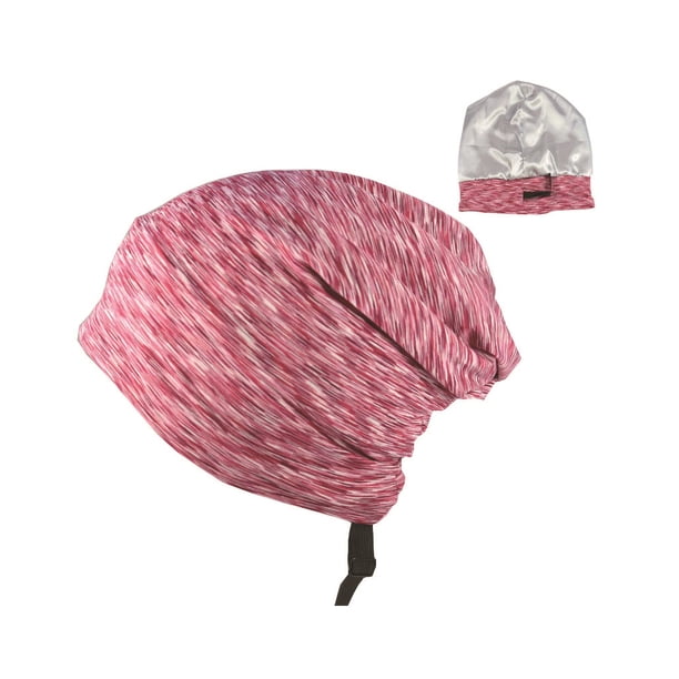 Guardurnaity Sombreros de capó con forro de satén Unisex, sombreros multifunción de moda, accesorios para el cabello, accesorios casuales de Sombreros Rojo