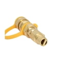 thumbnail image 3 of 3/8 Inch Natural Gas Quick Connector Brass Propane Adapter Fittings For Lp Gas Propane Hose Quick D, 3 of 5