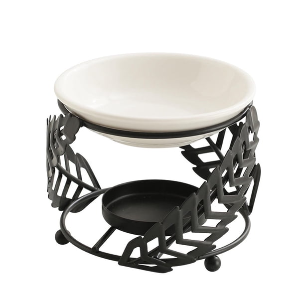 Portavelas , difusor de aceite de 50ml, decoración del hogar, elegante hecho a mano para sala de estar, accesorio de balcón Negro