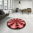 thumbnail image 3 of Ahgly Company Indoor Rectangle Patterned Valentine Red Area Rugs, 2' x 3', 3 of 6