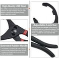 thumbnail image 2 of LYTIVAGEN  Oil Filter Pliers Oil Filter Wrench Adjustable Oil Filter Strap Wrench Removal Tool with Non-Slip Handle Oil Filter Wrench Long Handle Grip Oil Filter Pliers Set, 2 of 7