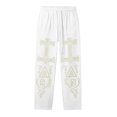 thumbnail image 4 of CONZONE Men's Baggy Viking Sweatpants Wide Leg Sweat Pants for Men Trendy Elastic Waist Drawstring Norse Mythology Graphic Y2K Soft Casual Joggers Pant With Pockets, 4 of 4