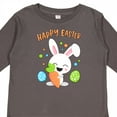 thumbnail image 4 of Inktastic Happy Easter Bunny with Eggs and Carrot Boys or Girls Long Sleeve Toddler T-Shirt, 4 of 5