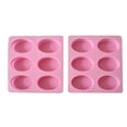 8 round Cake Pan Nonstick Silicone Wax Melt Foil Pans 9x9x3 Fondant