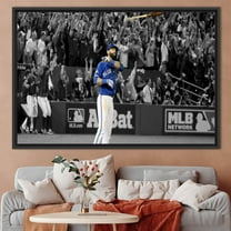 Man Cave Printed, Motivation Printed, Motivational Wall Decor, Jose Bautista, Baseball Players Artwork, Sport Canvas Art, Famous Canvas Art, Canvas Wall Decor - Rolled Canvas