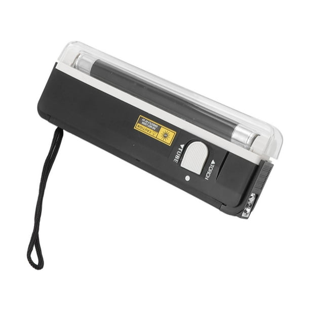 Detector De Dinero UV, Luz De Identificación Precisa, Detector De Dinero Portátil 2 En 1 Con Función De Linterna Para Tienda En Casa
